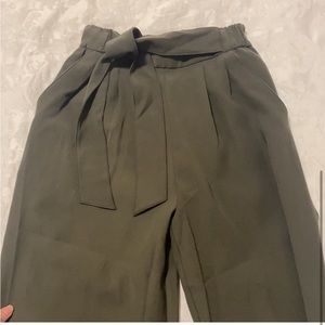 Olive green Lululemon noir pants